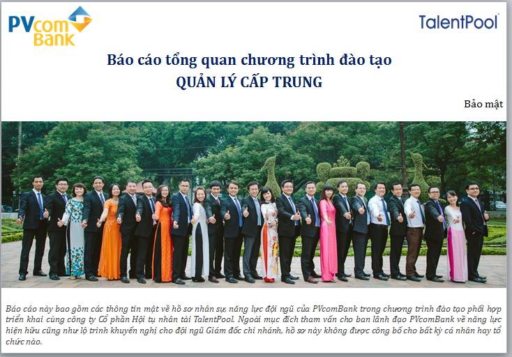TALENTPOOL: Sản phẩm vượt trội