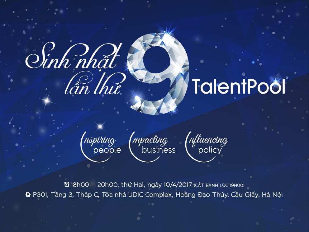 Thân mời tham dự Sinh nhật lần thứ 9 TalentPool
